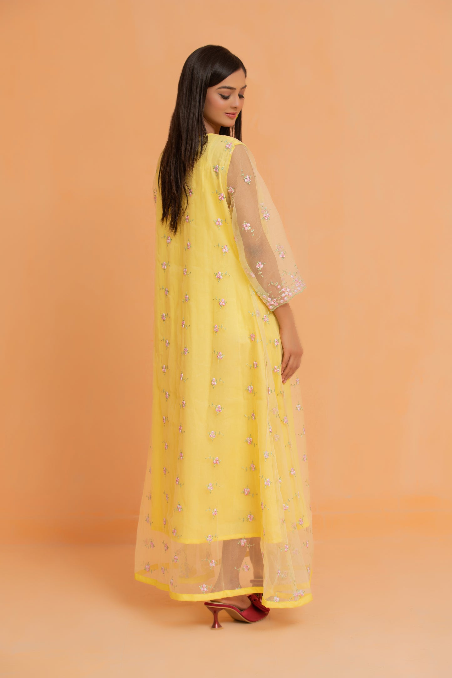 Luminous Layers Shrug Dress