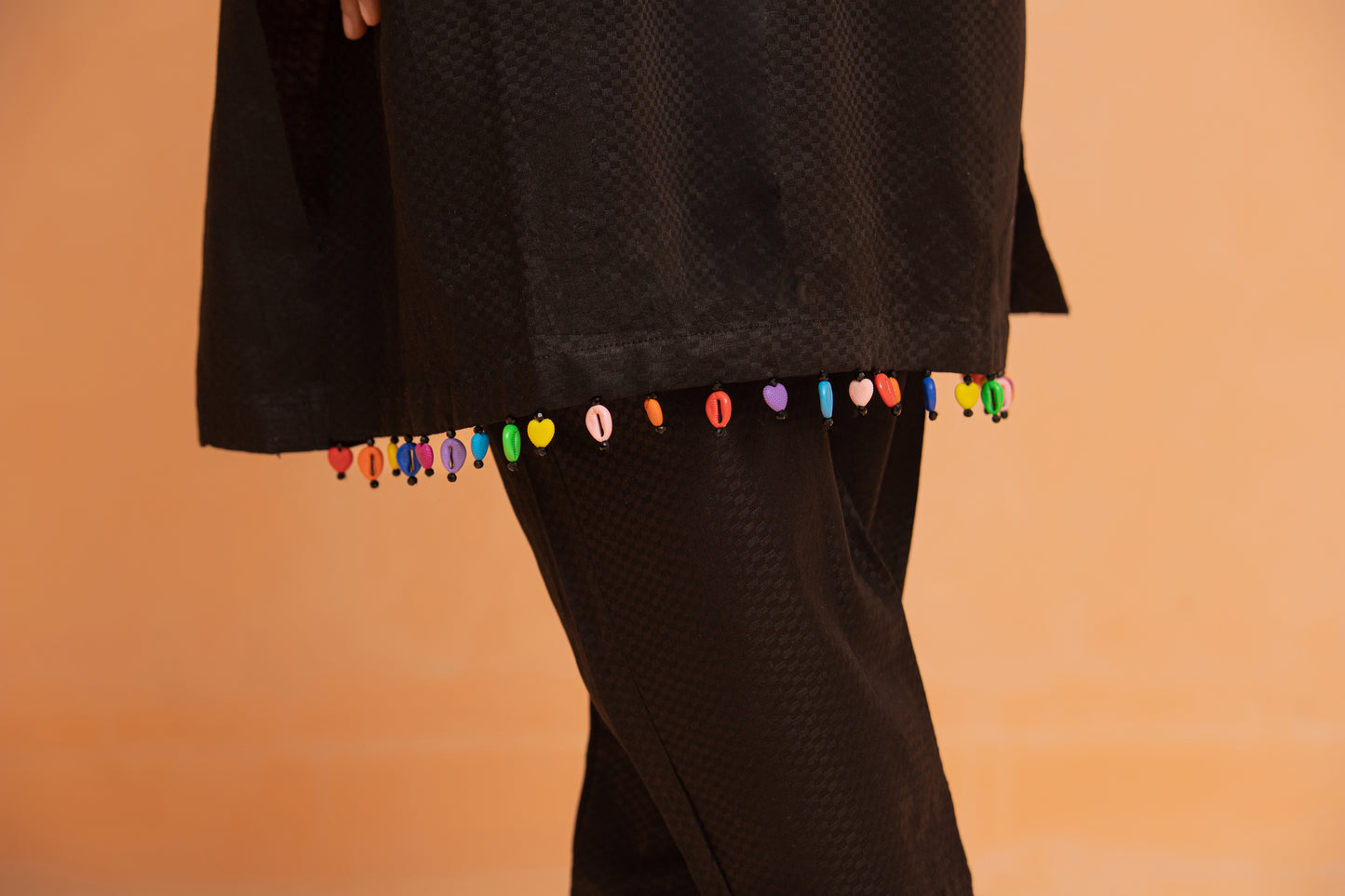 Black Crown Long Co Ord Set