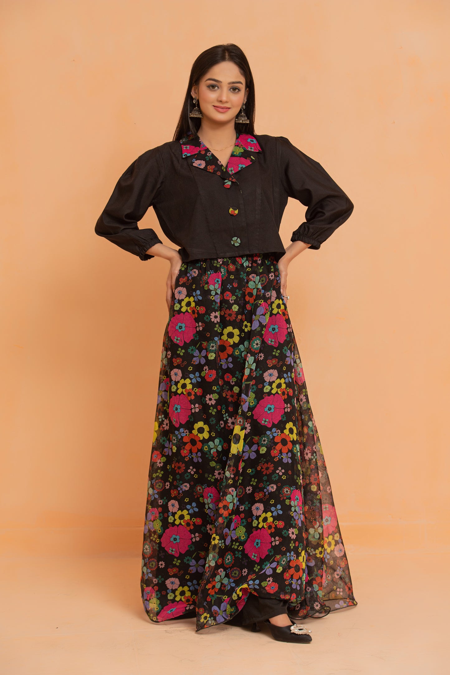 Carnation Top & Skirt Set