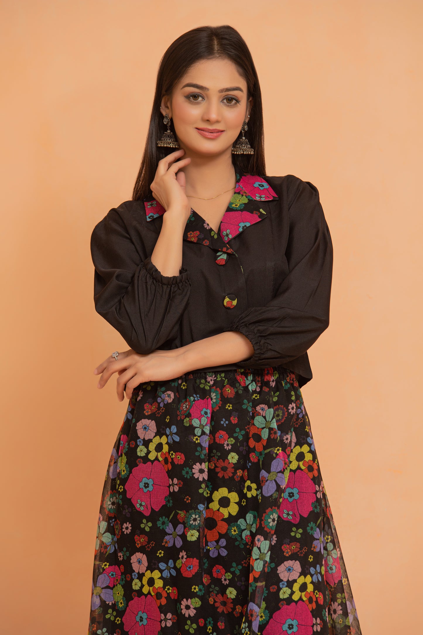 Carnation Top & Skirt Set