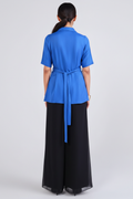 Azure Utility Cinched-Waist Shirt