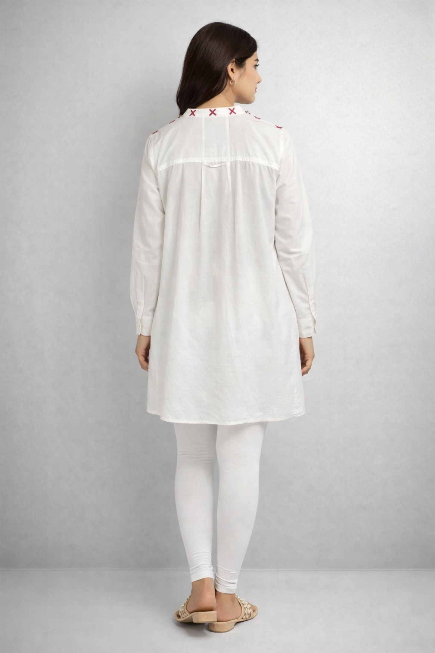 Flora Artisan Embroidered Co-Ord Set