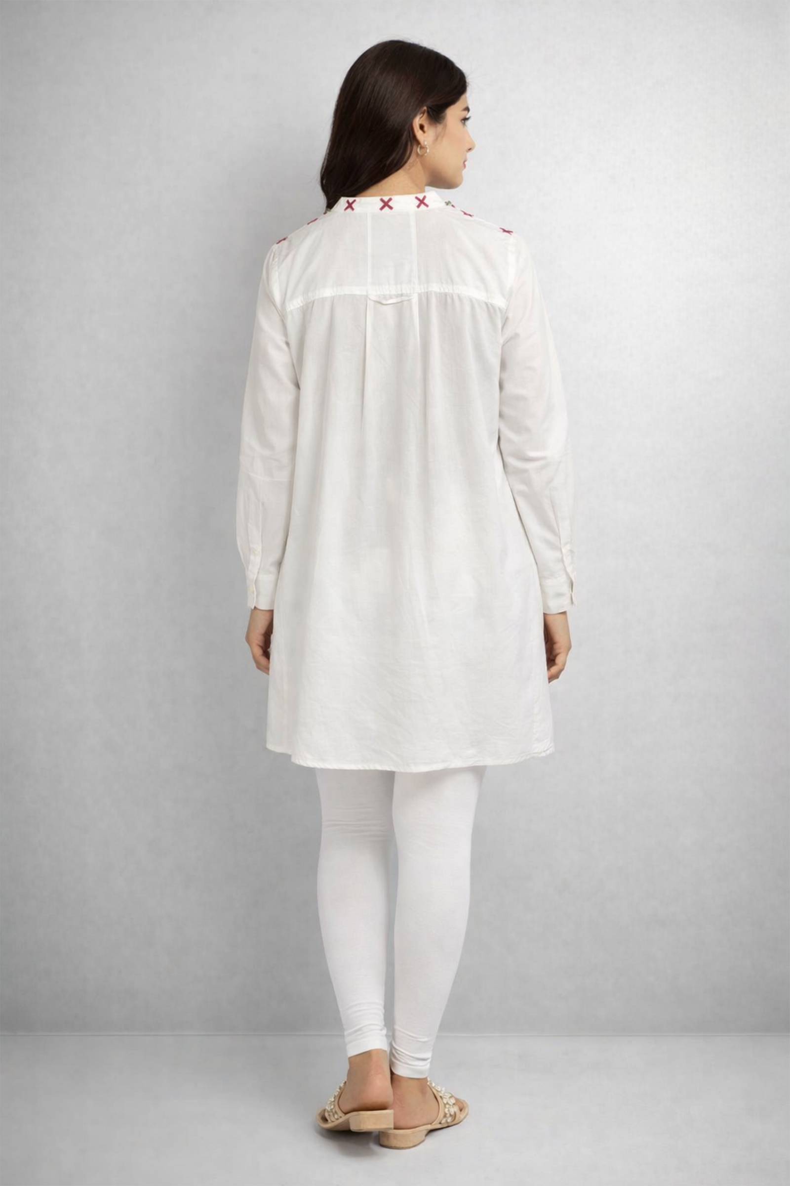 Flora Artisan Embroidered Co-Ord Set