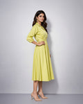 The Citron Midi Dress