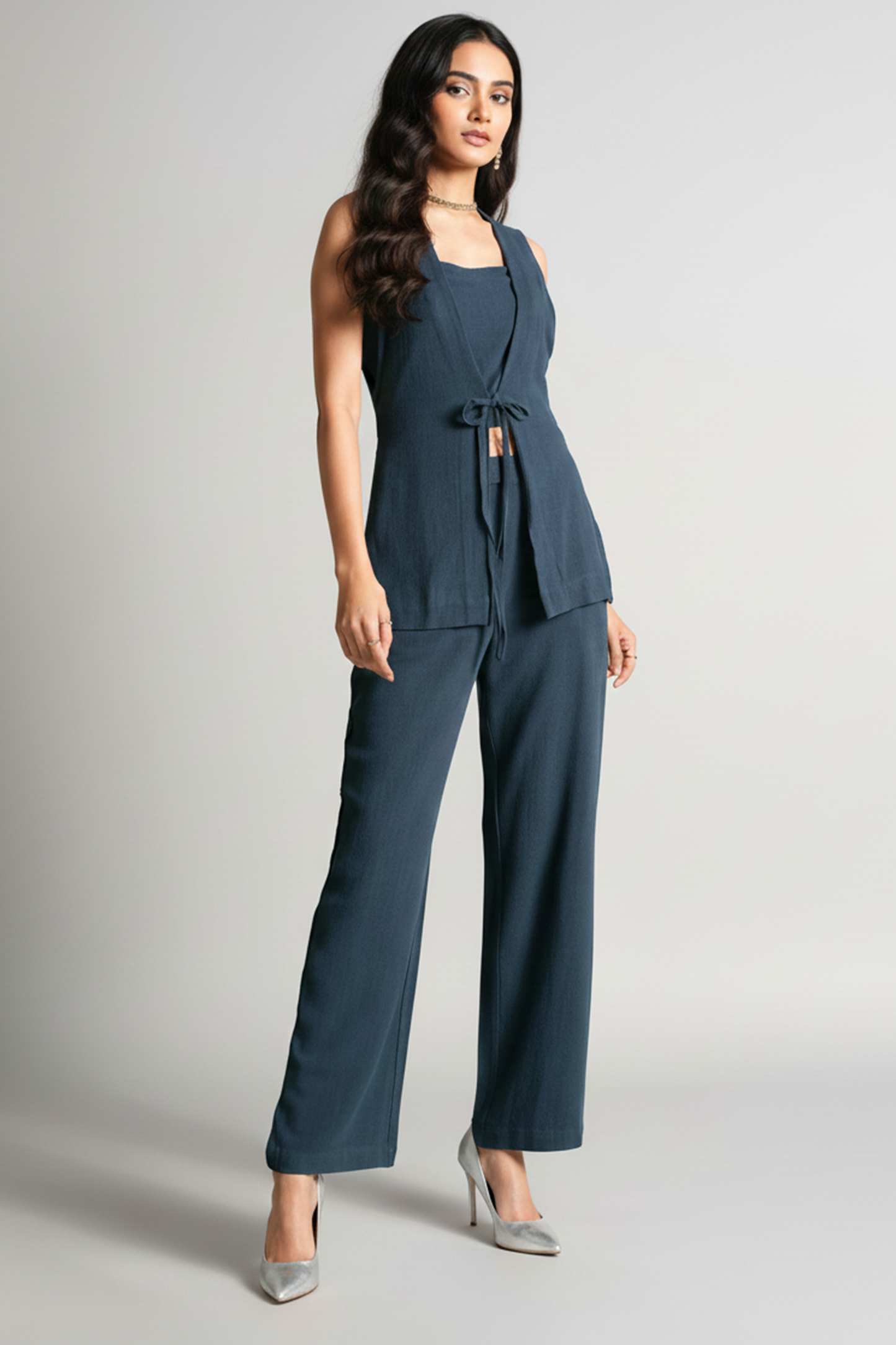 Celeste Three-Piece Crepe Co-ord Set