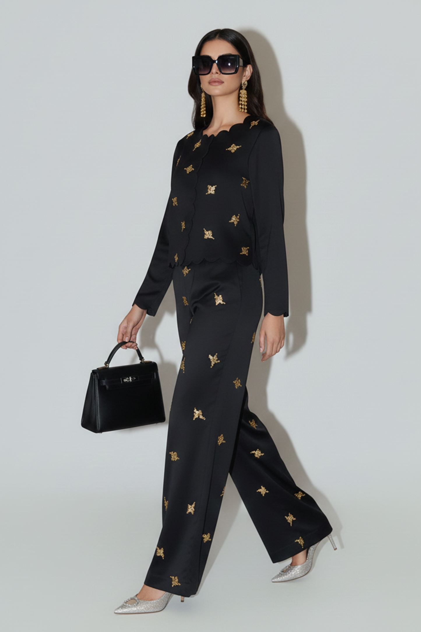 Midnight Scallop Co-ord Set