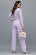Lavender Candy Cropped Denim Co-Ord Set