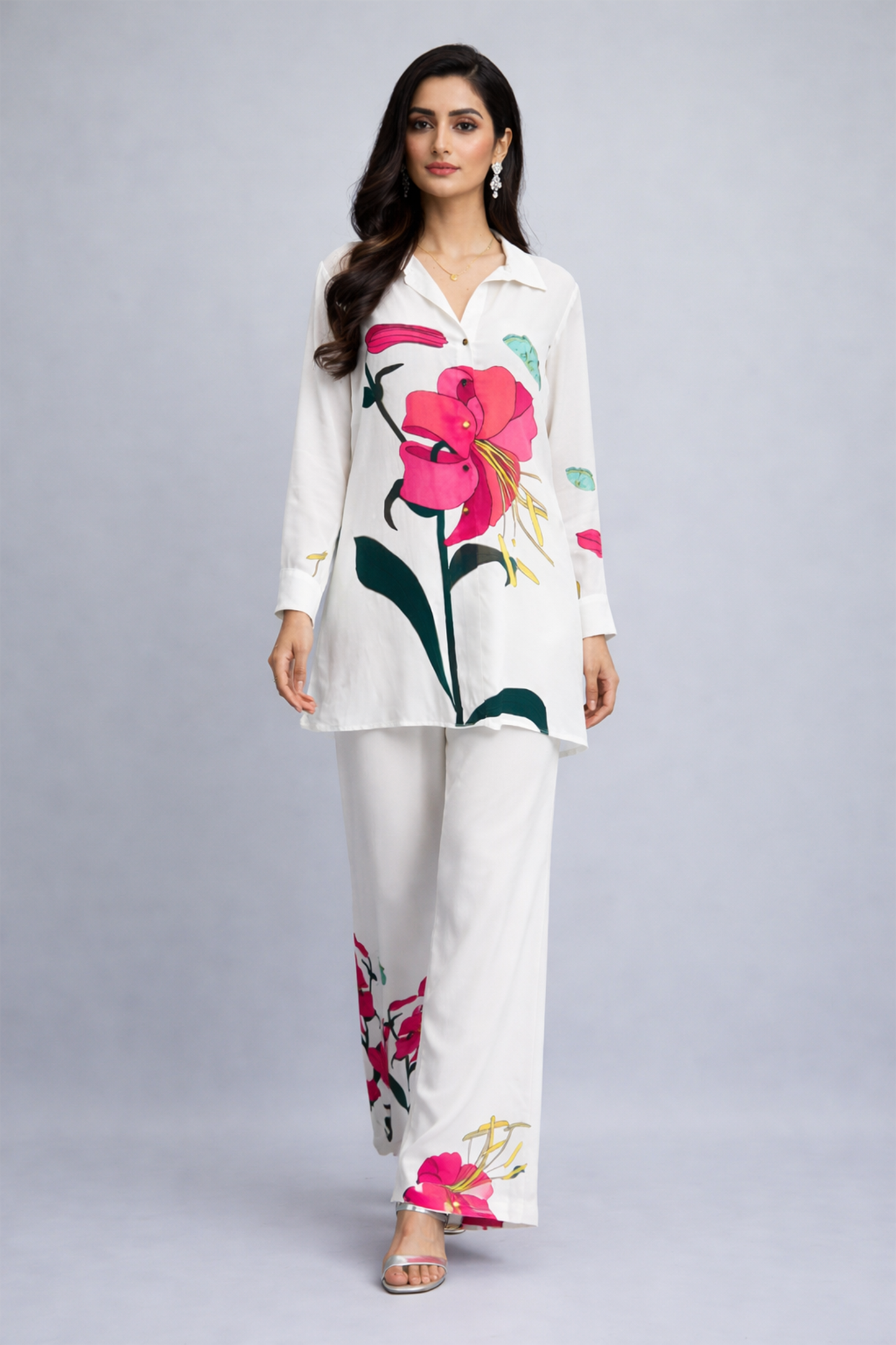 Lily Bloom Ivory Co-ord Set