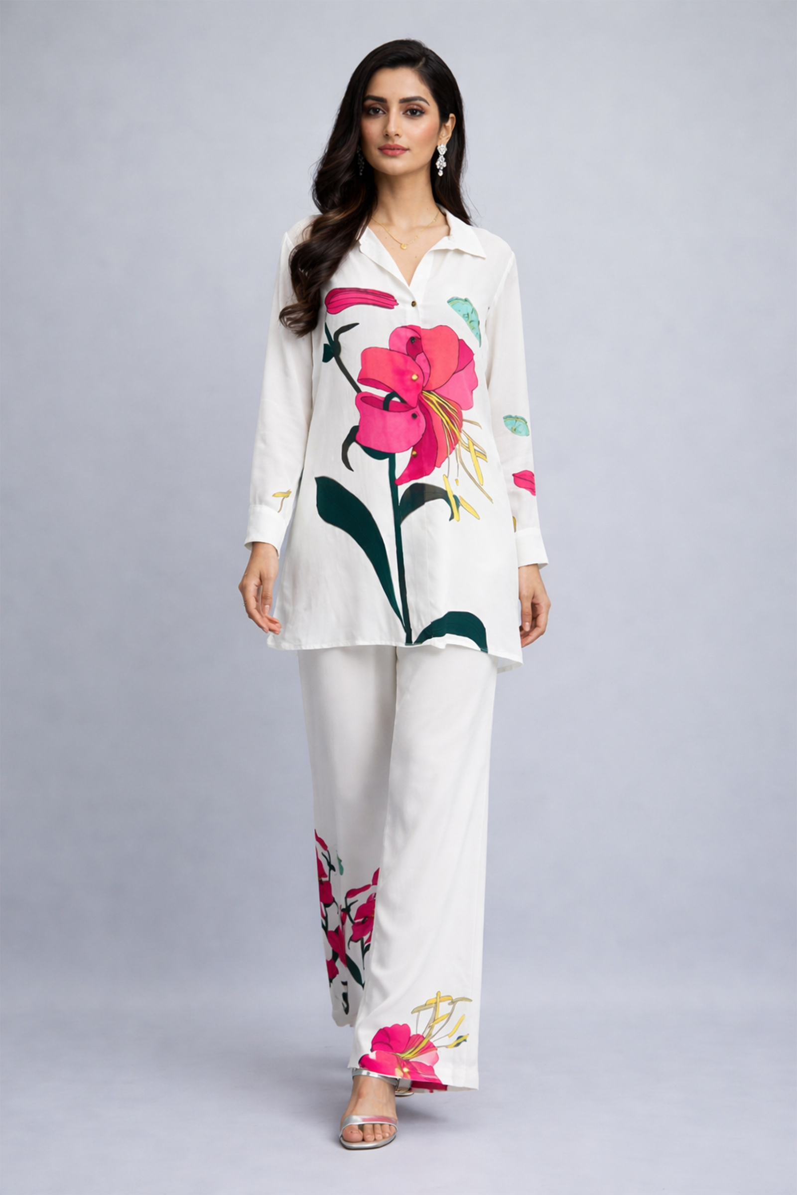 Lily Bloom Ivory Co-ord Set