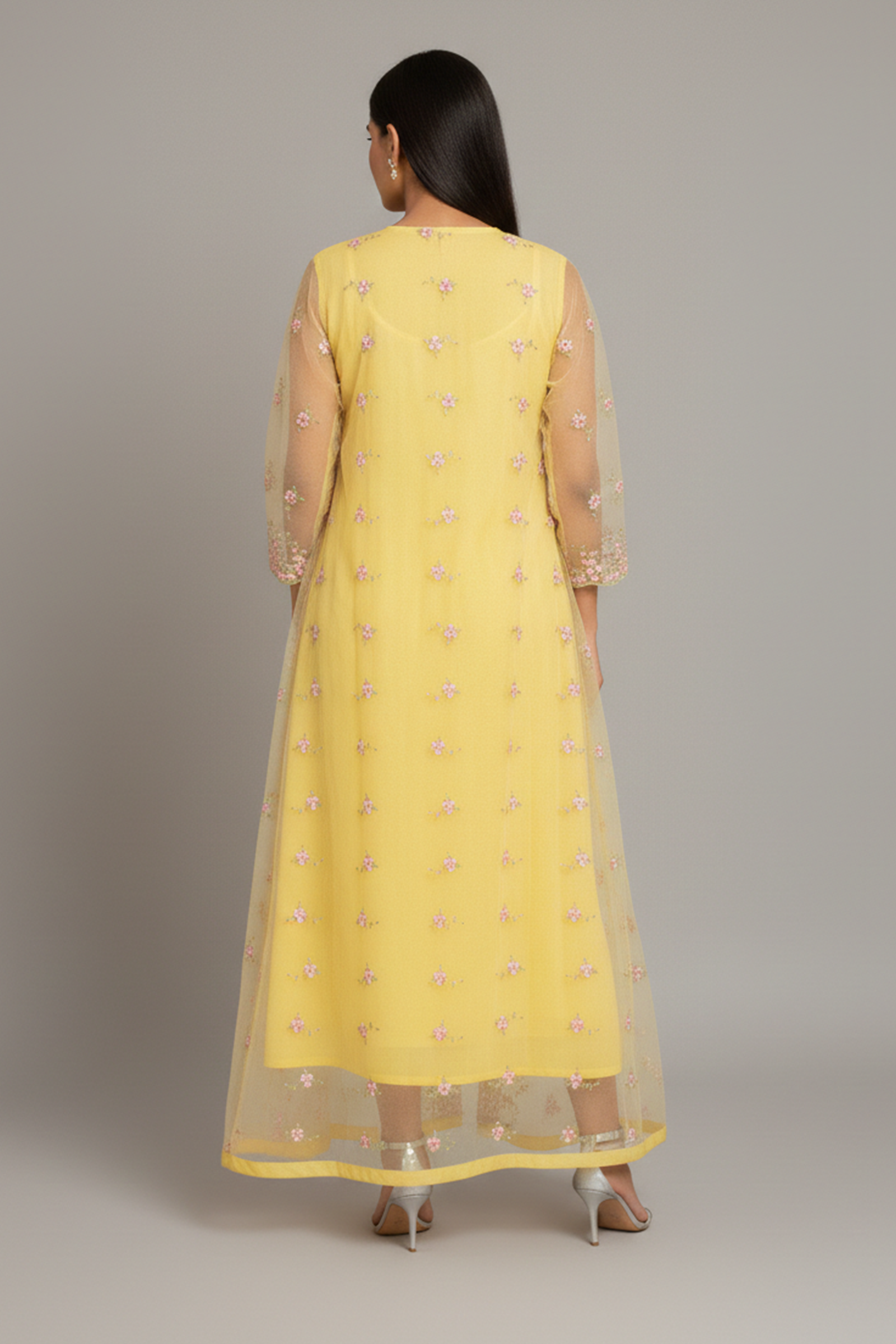 Luminous Layers Shrug Dress