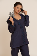 Blue Noir Ensemble Co Ord Set