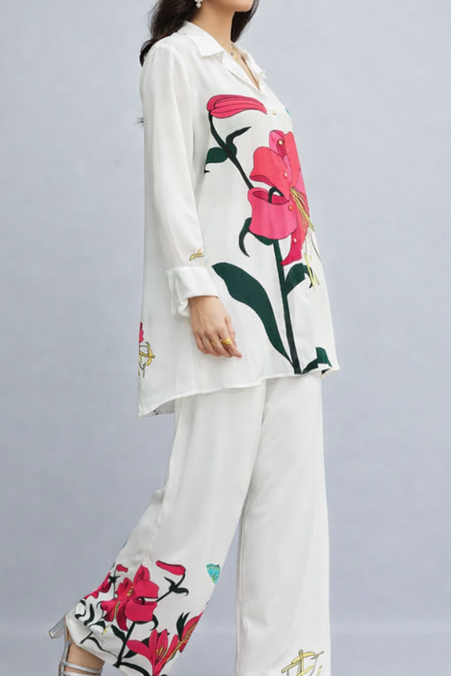 Lily Bloom Ivory Co-ord Set