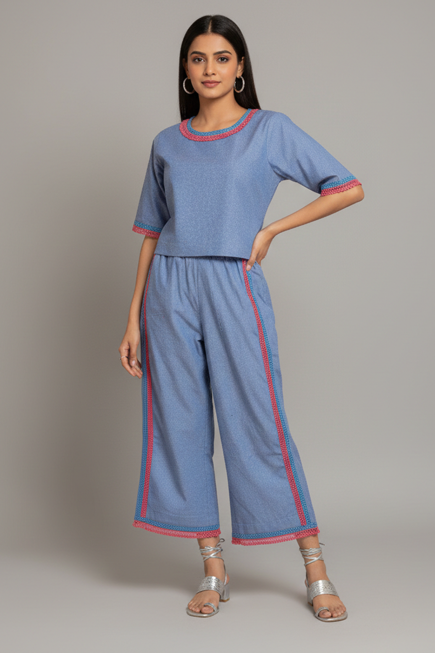 Blush Trim Co-ord Set