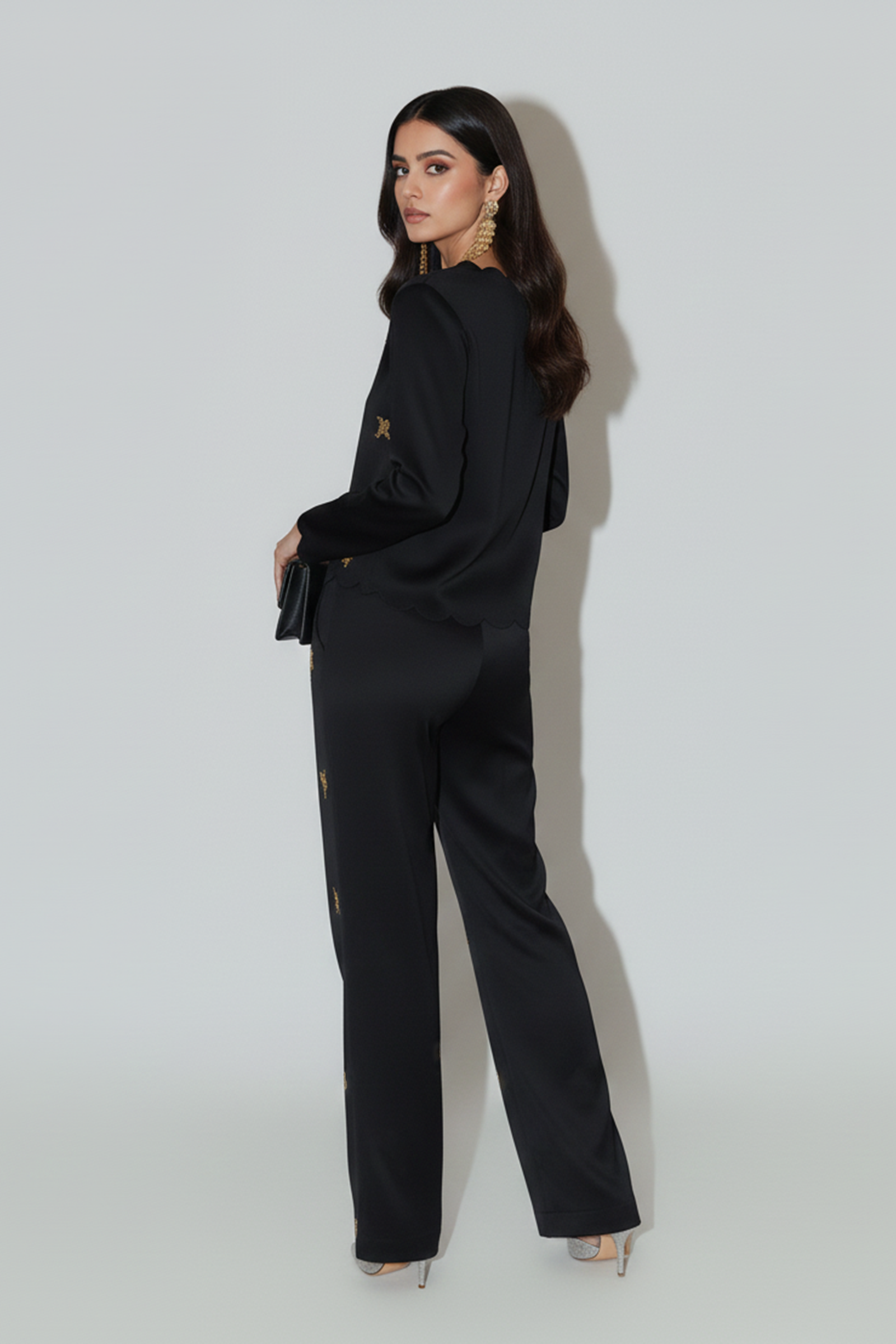 Midnight Scallop Co-ord Set