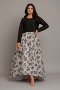 Ethereal Elegance Top & Skirt Set