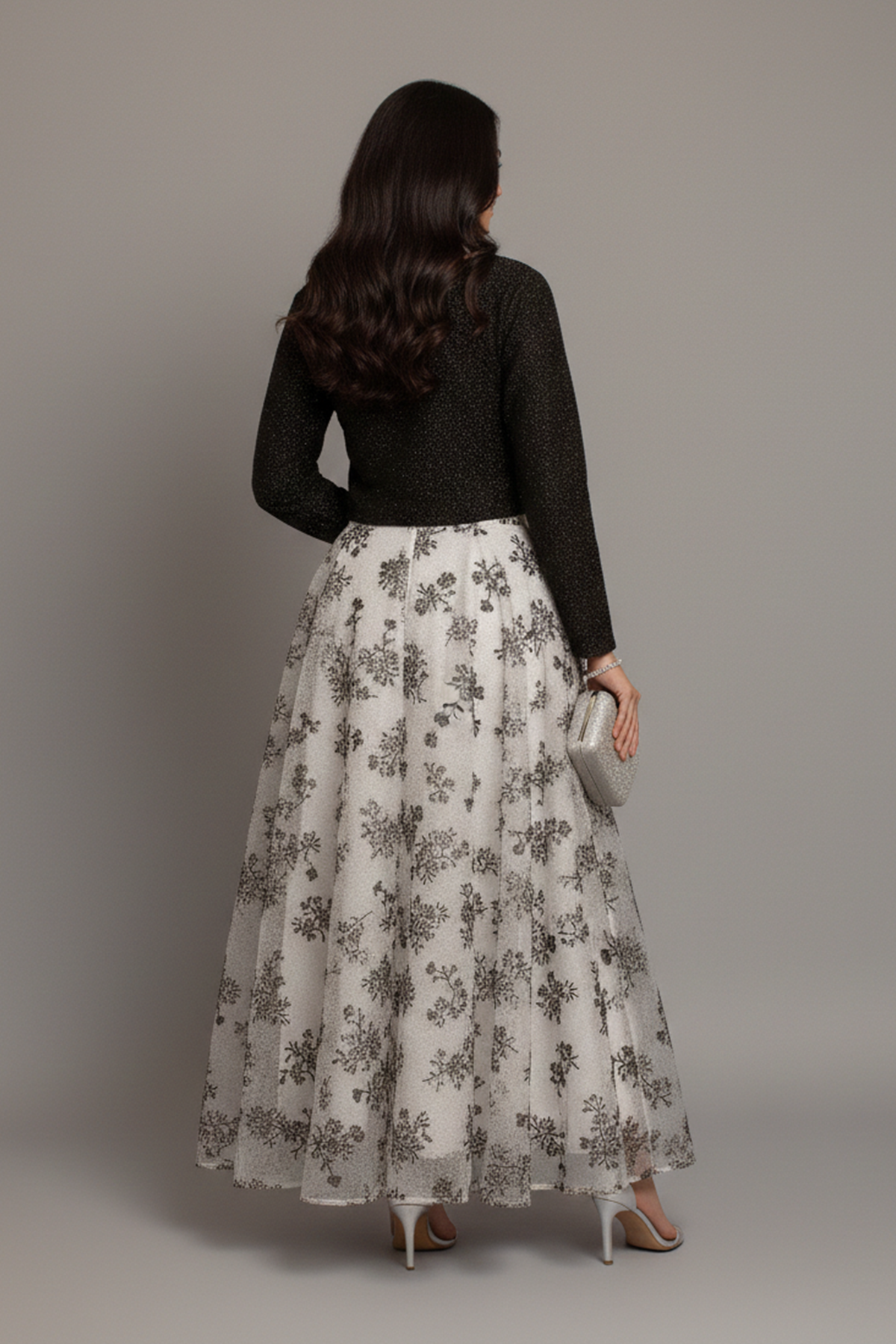 Ethereal Elegance Top & Skirt Set