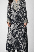 Monochromatic Floral Long Co-ord Set