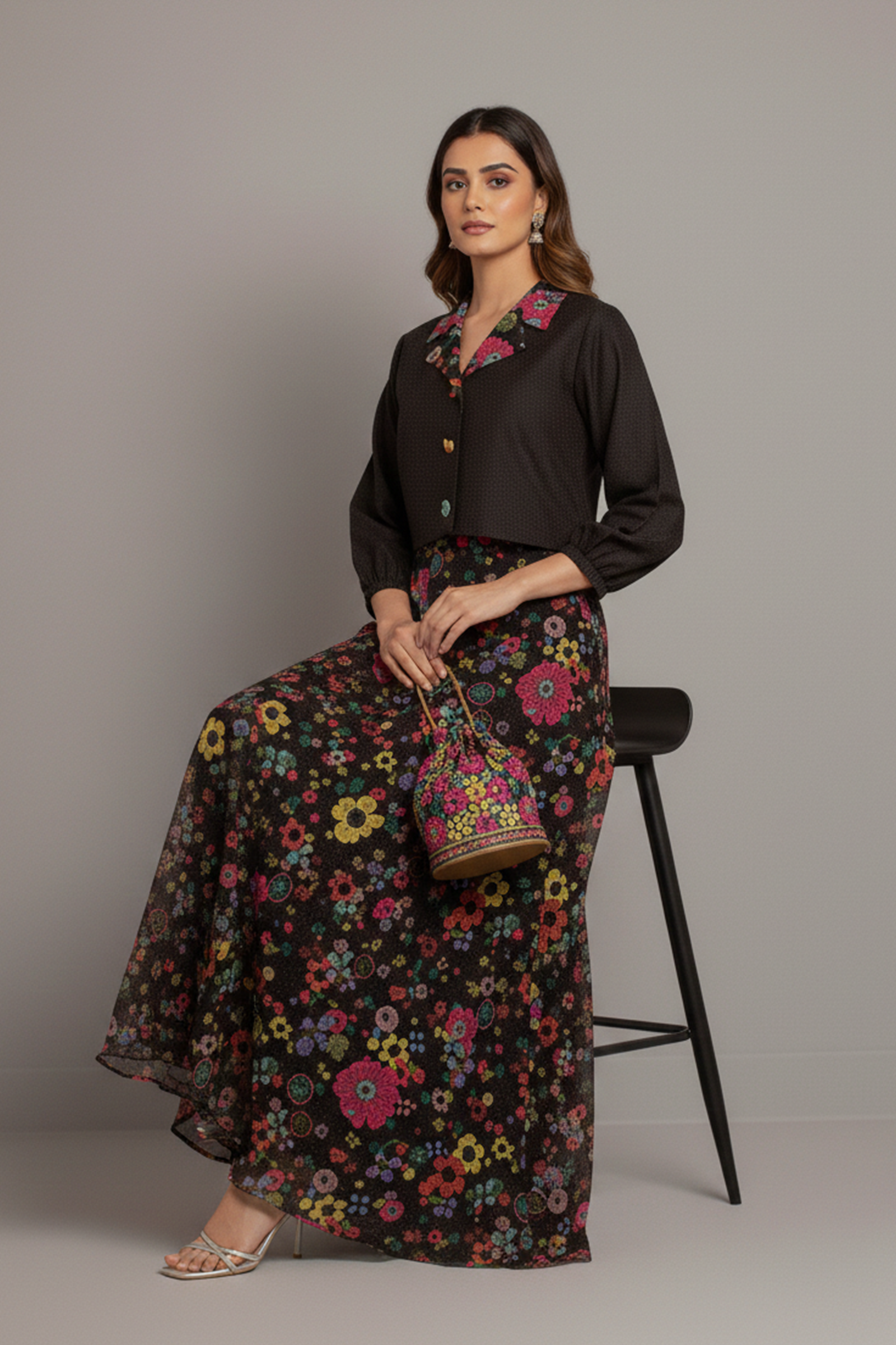 Carnation Top & Skirt Set