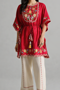 Ruby Bloom Embroidered Kaftan Co-ord Set