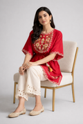 Ruby Bloom Embroidered Kaftan Co-ord Set