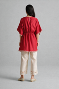 Ruby Bloom Embroidered Kaftan Co-ord Set