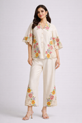 Magnolia Bloom Cutwork Co-ord Set