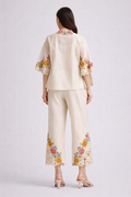 Magnolia Bloom Cutwork Co-ord Set