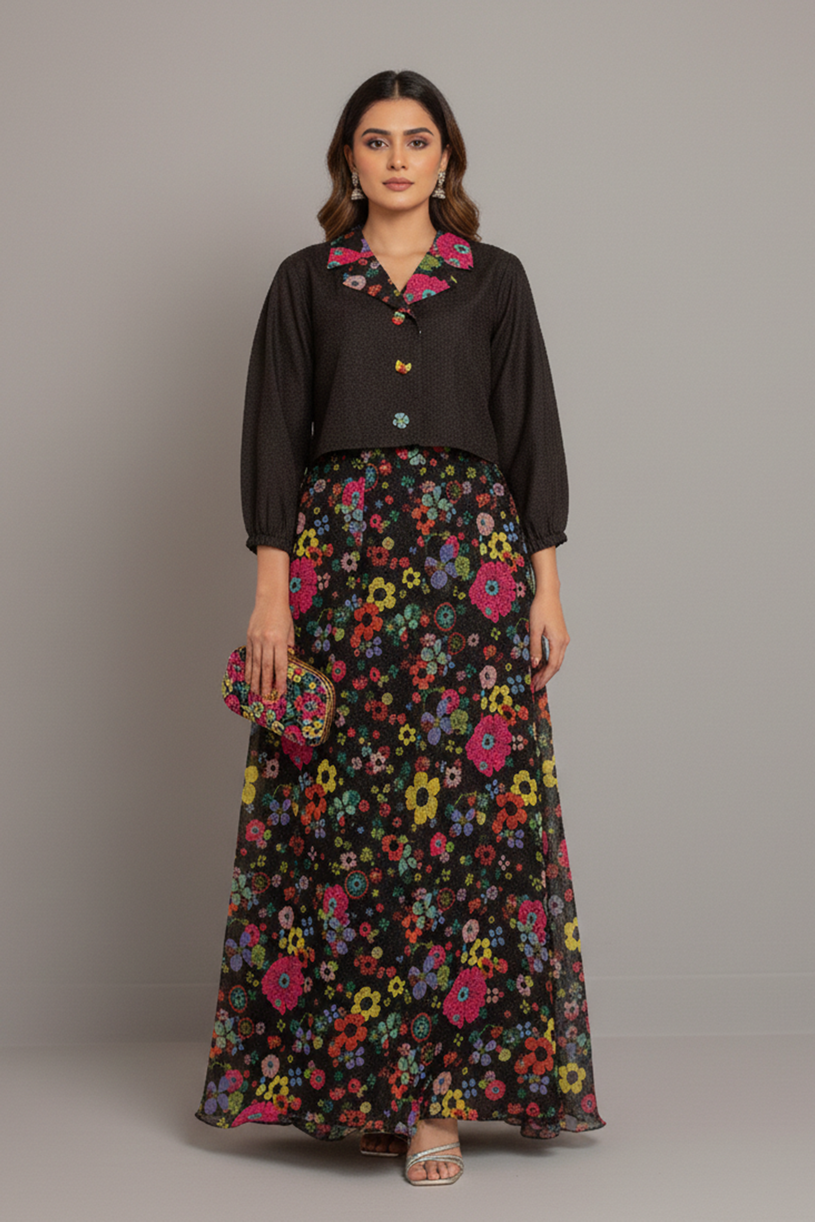 Carnation Top & Skirt Set