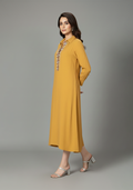 Marigold Embroidered Tunic Dress