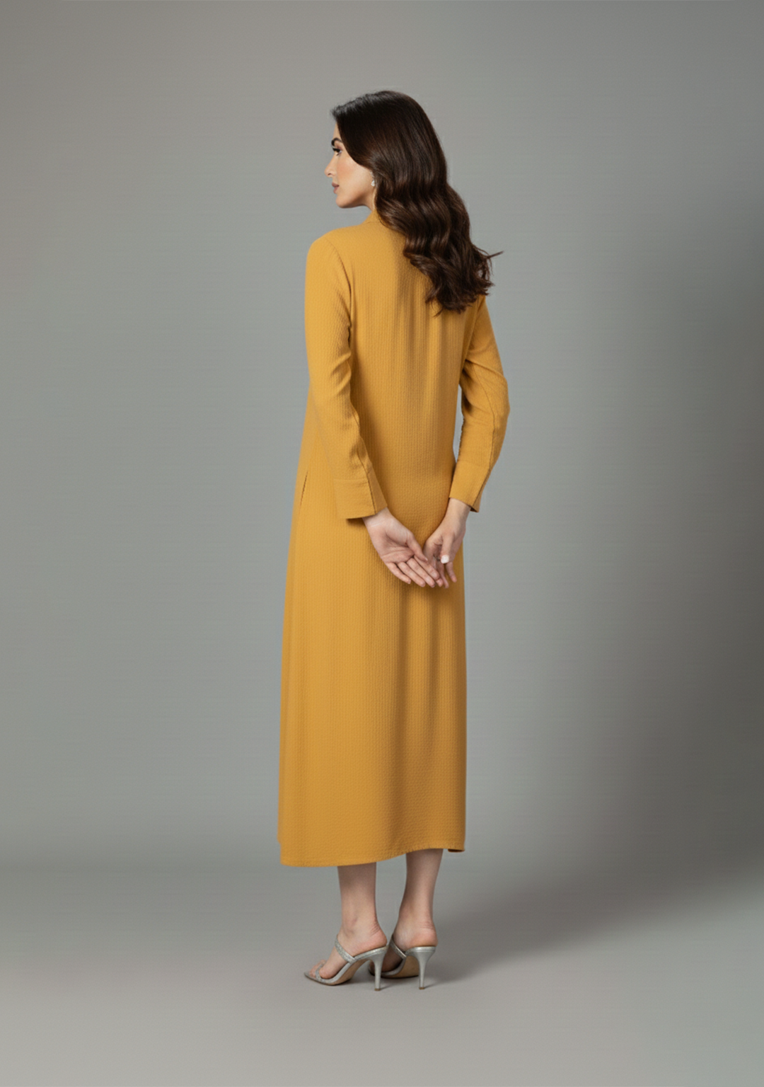 Marigold Embroidered Tunic Dress