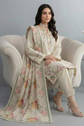 Ivory Blossom Embroidered