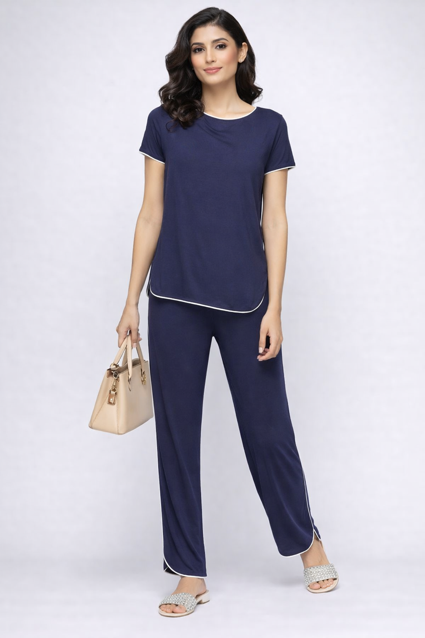 Midnight Navy Essential Lounge Set