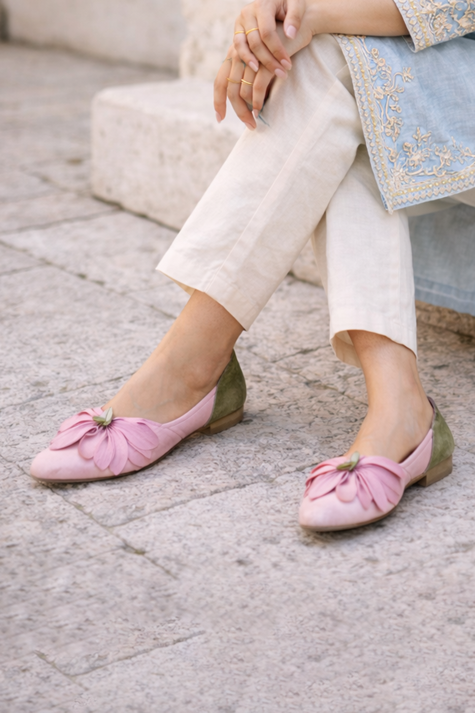 Petal-Soft Suede Ballet Flats